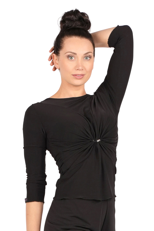 Tanzshirt Colonia mit Pailletten Rumpf